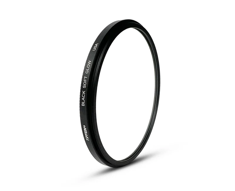 Filtre à visser pour appareil photo à lueur douce noire