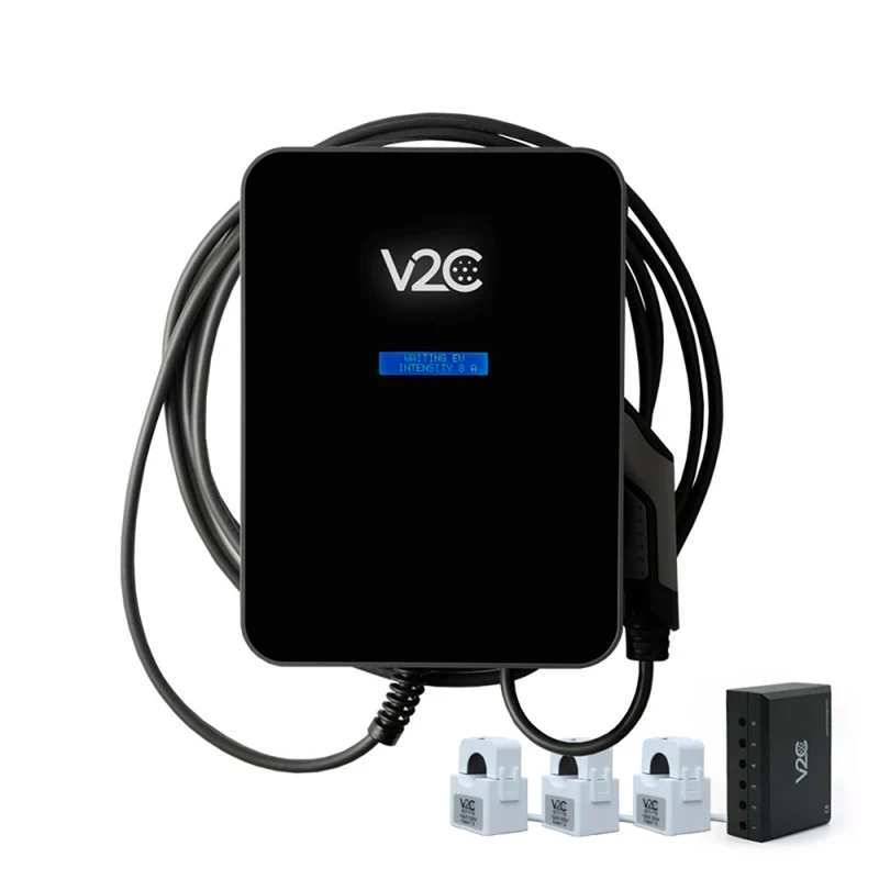 Borne de recharge Trydan V2C Type 2S - 1,5kW à 22kW - câble 5m