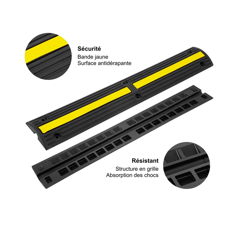 Rampe de protection pour câble de voiture électrique