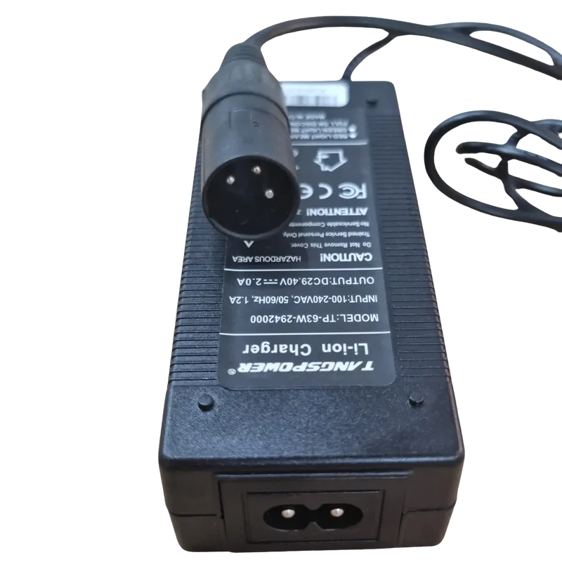 Chargeur 29.4V 2A Li-ion 7S – XLR 3 contacts