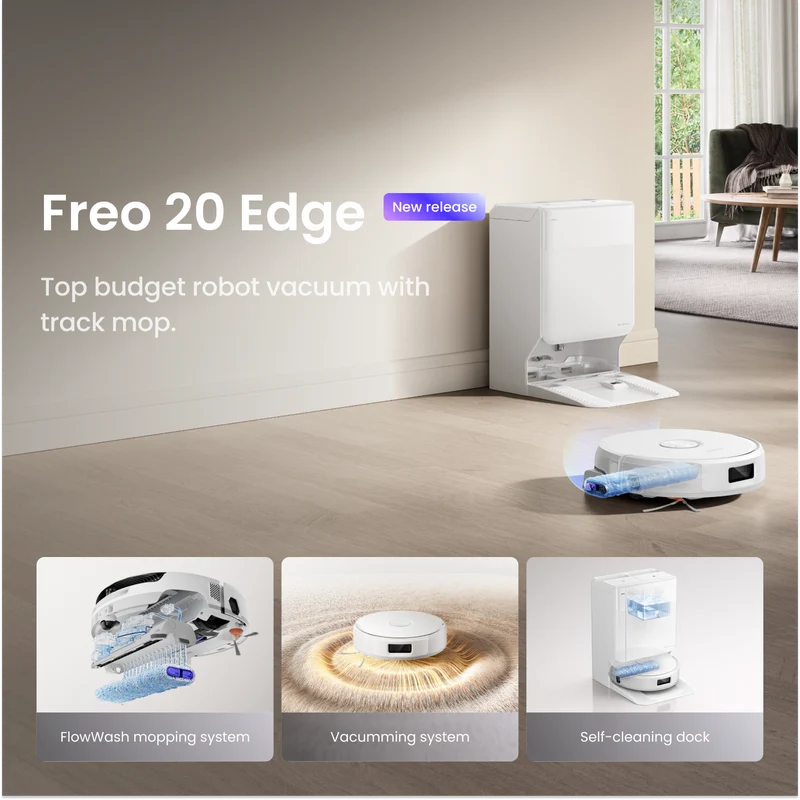 Narwal Freo 20 Edge Robot Aspirateur & Vadrouille