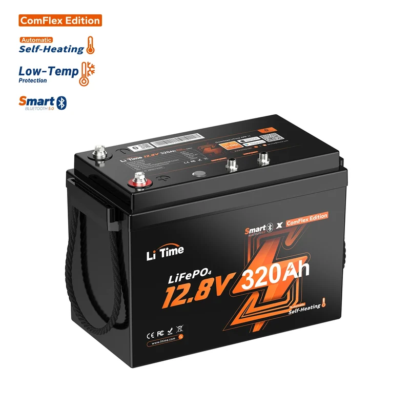 【Nouvauté】Batterie LiFePO4 intelligente LiTime 12V 320Ah CAN & RS485 ComFlex | Intégration Victron, RV-C & NMEA 2000