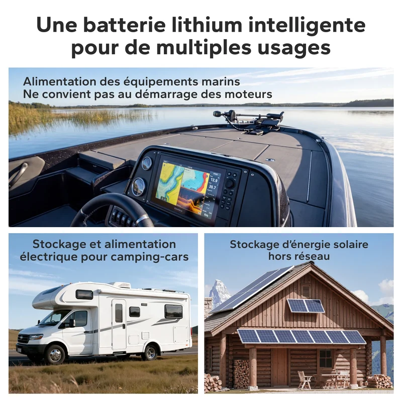 【Nouvauté】Batterie LiFePO4 intelligente LiTime 12V 320Ah CAN & RS485 ComFlex | Intégration Victron, RV-C & NMEA 2000
