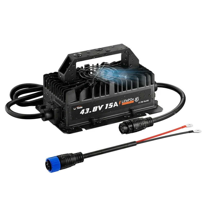 【Nouveauté】LiTime Chargeur LiFePO₄ 36V 15A avec protection étanche IP66