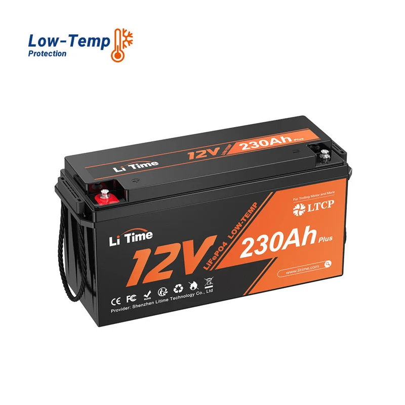 LiTime Batterie 12V 230Ah Plus LiFePO4 - BMS 200A Protection Temp. Basse