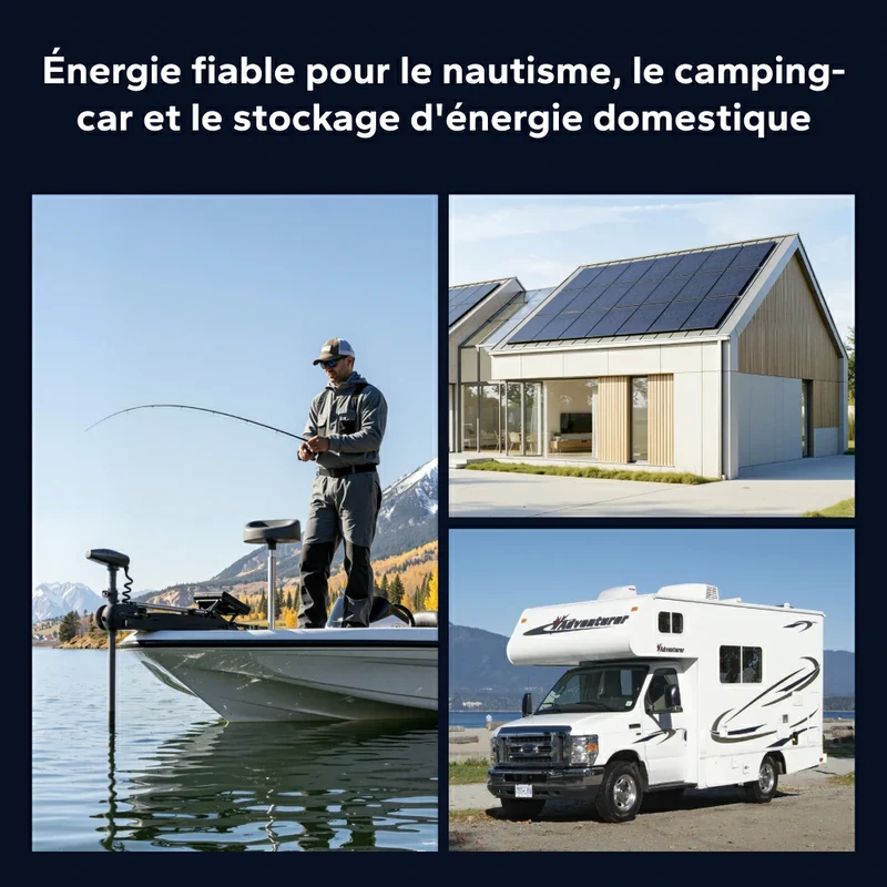 LiTime Chargeur 12V 10A pour batterie lithium IP65 étanche haute performance
