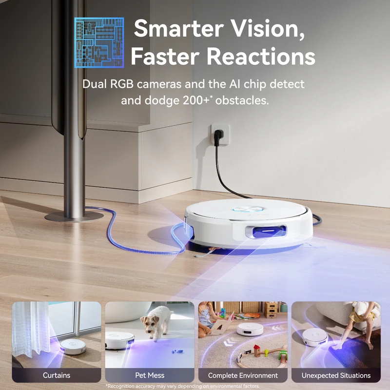 Aspirateur robot et laveur Narwal Flow