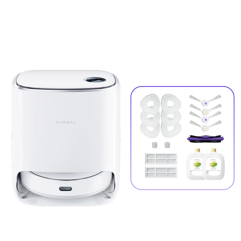 Robot nettoyeur polyvalent Narwal Freo avec DirtSense*