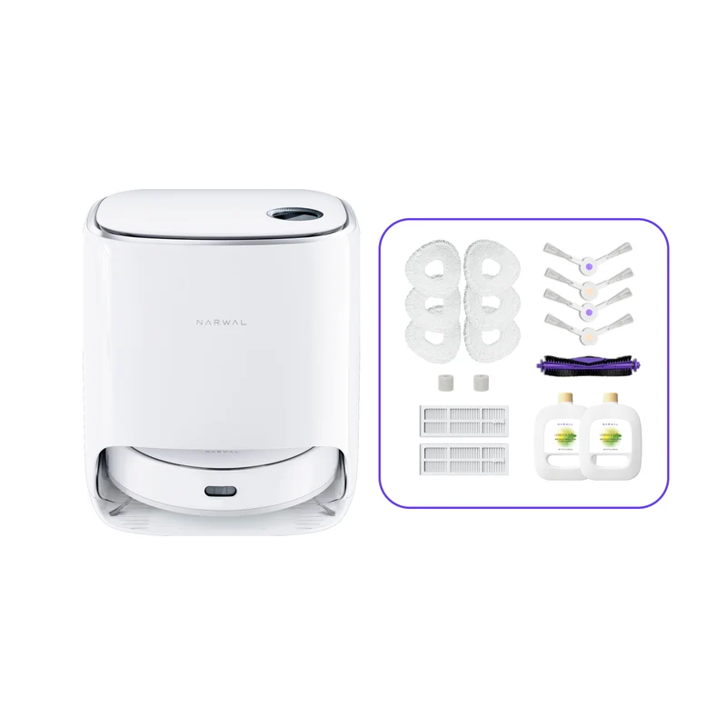 Robot nettoyeur polyvalent Narwal Freo avec DirtSense*