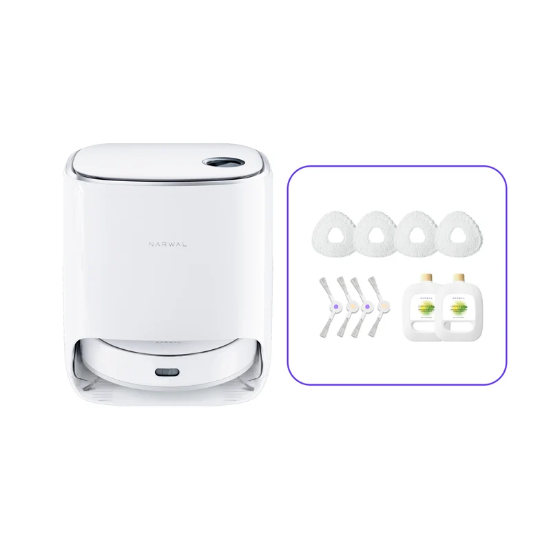 Robot nettoyeur polyvalent Narwal Freo avec DirtSense*