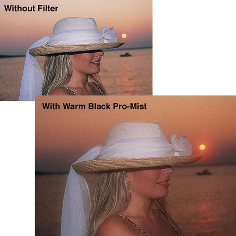 Filtre Tiffen 95 mm à filetage grossier noir chaud Pro-Mist 1/2