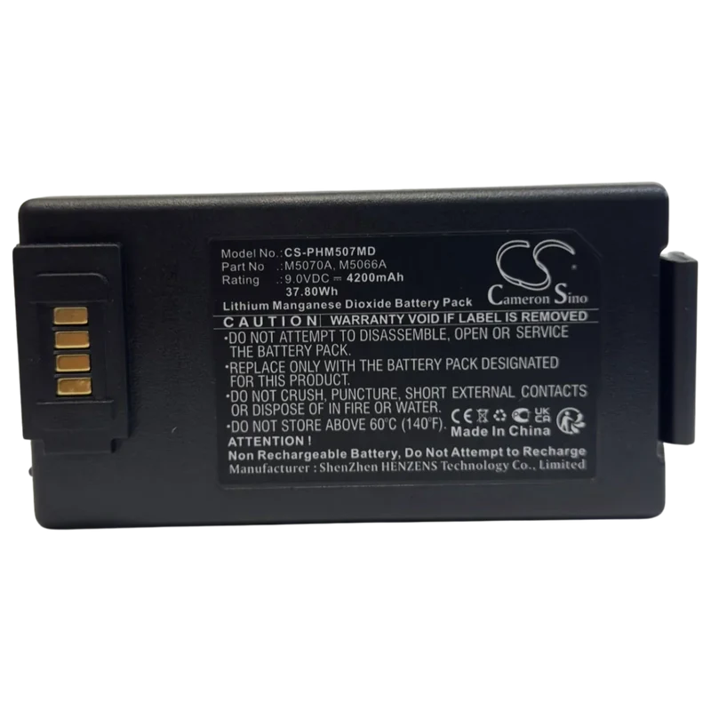 Batterie 9V 4.2Ah Lithium LiMnO₂ pour défibrillateur Philips HeartStart FRx / HS1 / OnSite