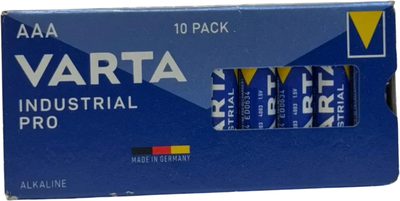 10 x Piles Varta Industrial PRO LR3 AAA 4003