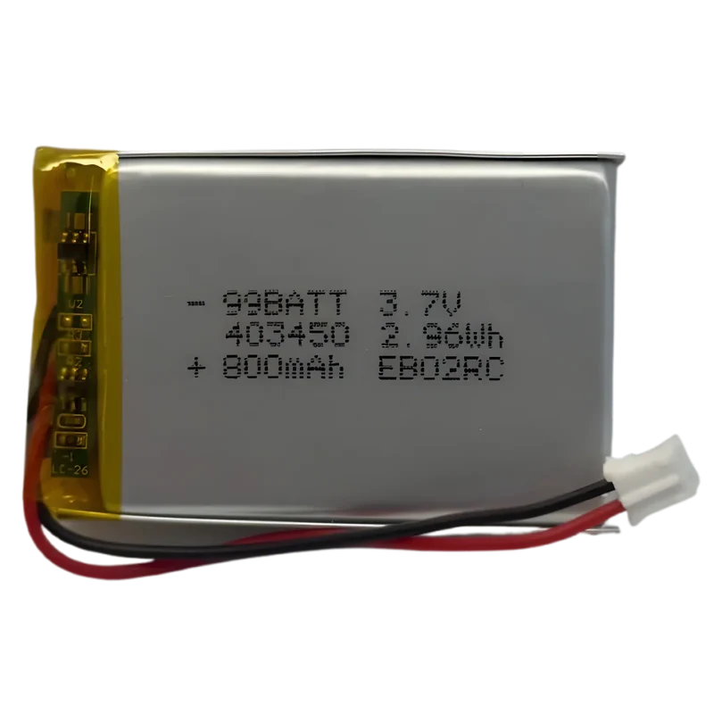 Batterie 403450 LiPo 3.7V 800mAh