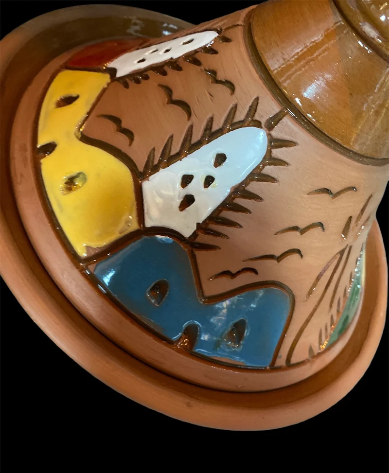 Tajine marocain émaillé (3 tailles)