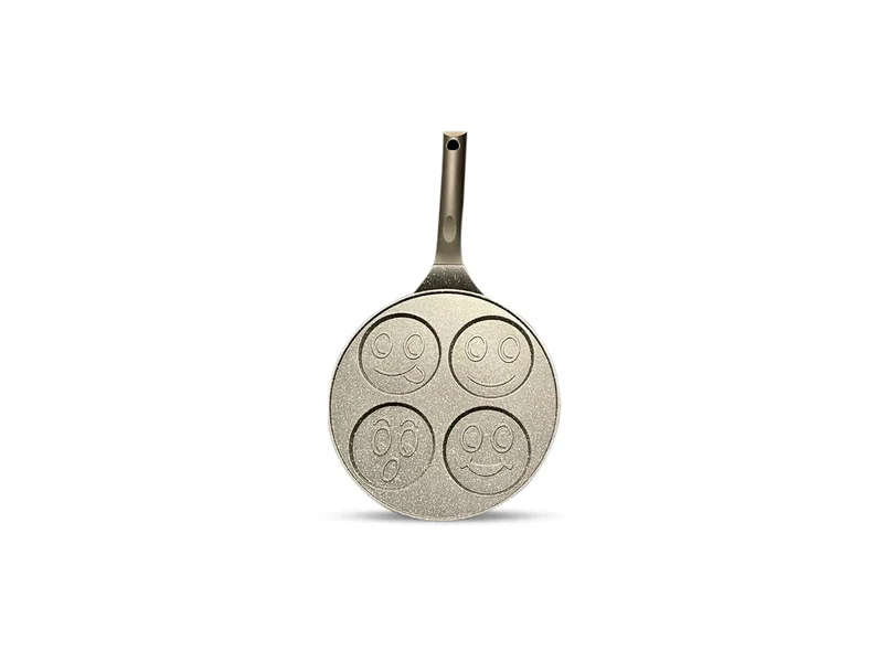 Poêle pancake smiley 4 faces 26cm