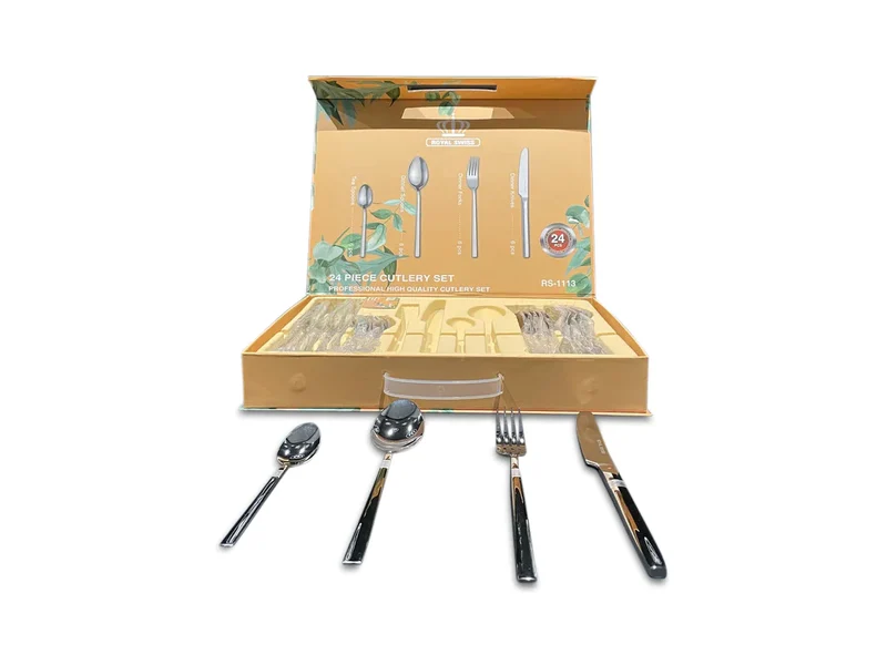 Set de couverts en inox 24 pièces