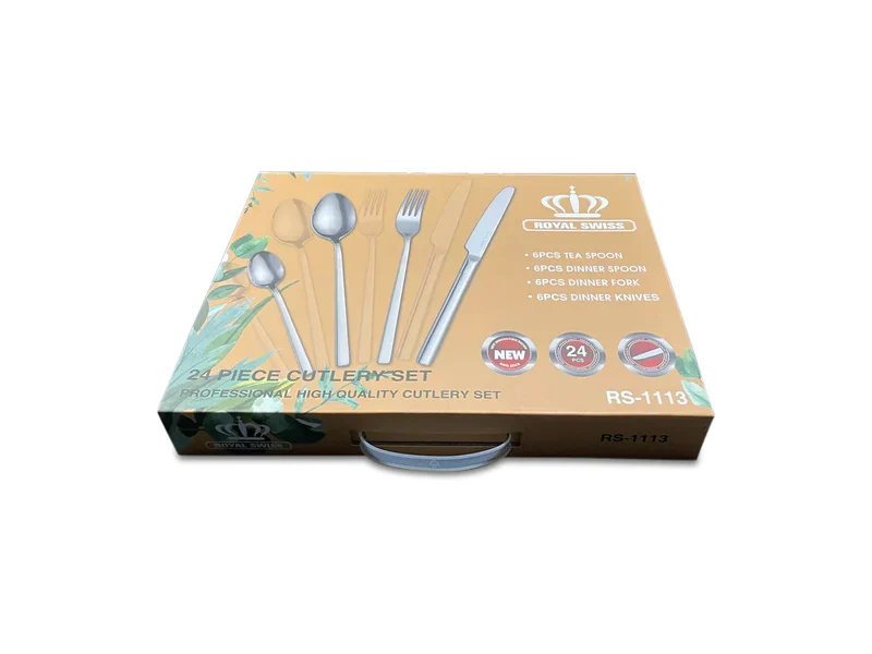 Set de couverts en inox 24 pièces