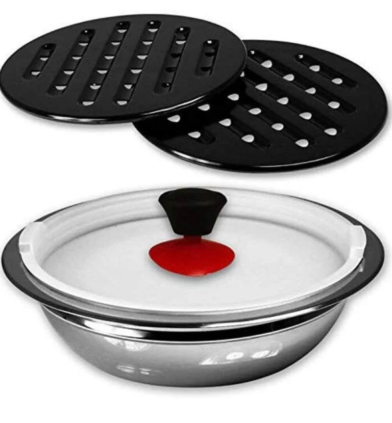 Batterie de cuisine inox 16 pièces