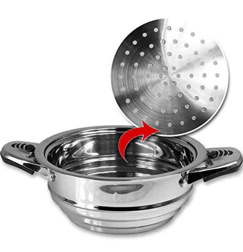 Batterie de cuisine inox 16 pièces