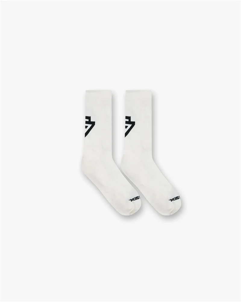 247 Race Sock 2 Pack - White
