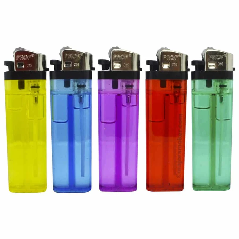 Briquet classique transparent