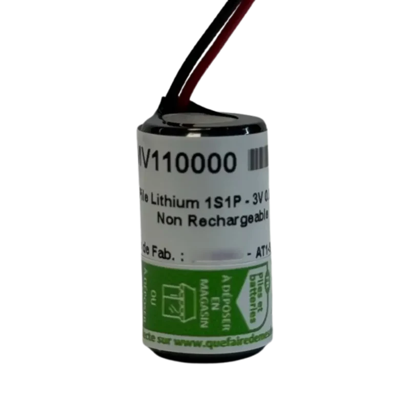 Pile PLC Lithium 3V 950mAh 1/2AA LMV110000 pour Micrologix 1100