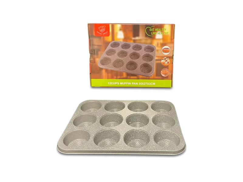 Moule à muffin/cupcakes 12 pièces