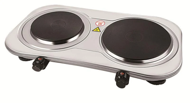 Réchaud électrique double inox 2500W