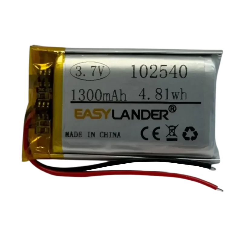 Batterie 102540 LiPo 3.7V 1300mAh