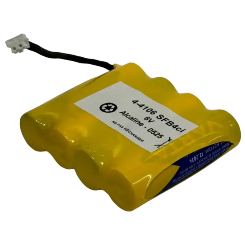 Batterie 6V pour porte automatique d'hotel Saflock