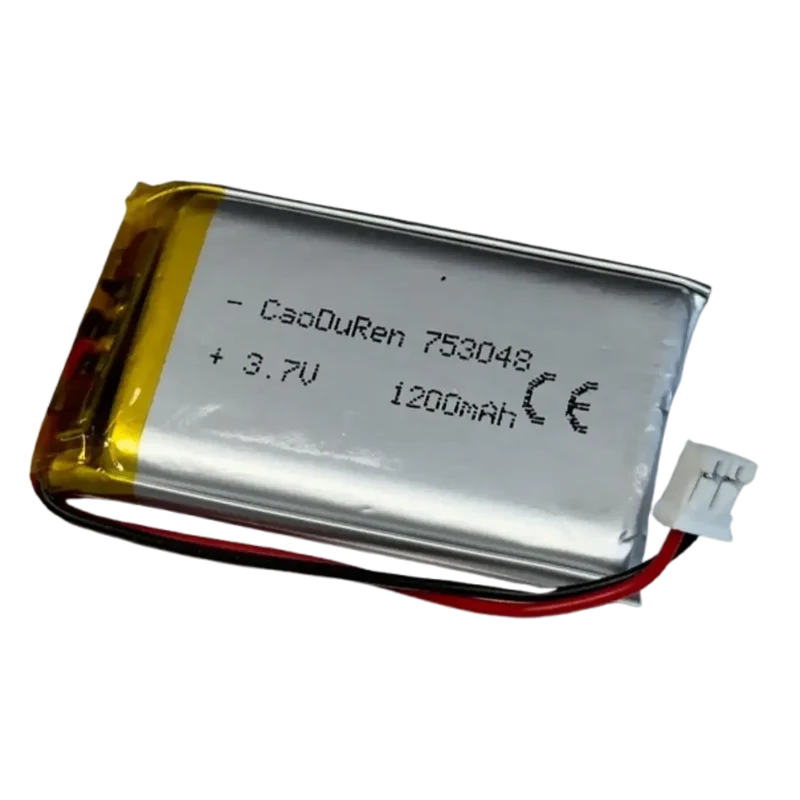 Batterie 753048 Li-Po 3.7V 1200mAh fiche JST