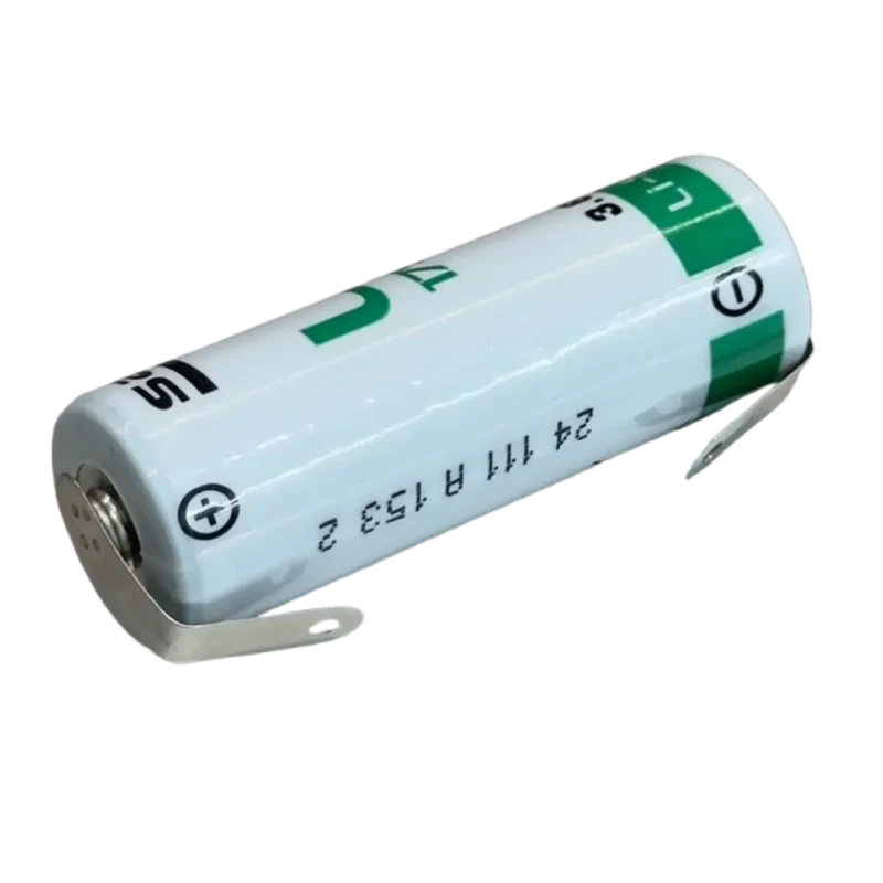 Pile Lithium Saft LS17500 3.6V avec languettes à souder