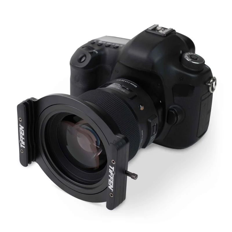 Porte-filtre pour caméra avec bague d'adaptation de la série Tiffen Pro100