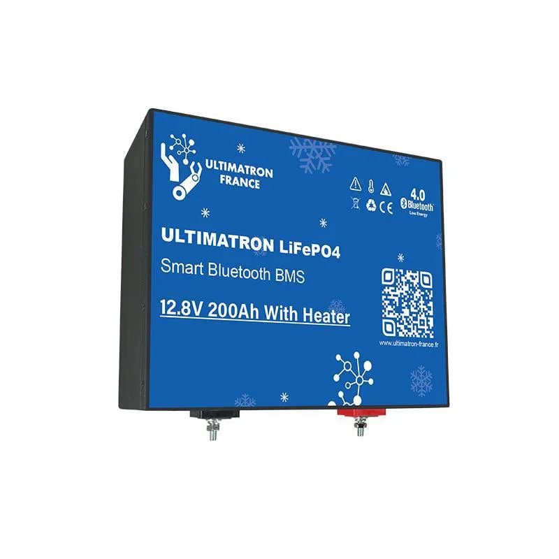 Batterie LiFePO4 12V 200Ah LFP Ultimatron chauffage Bluetooth
