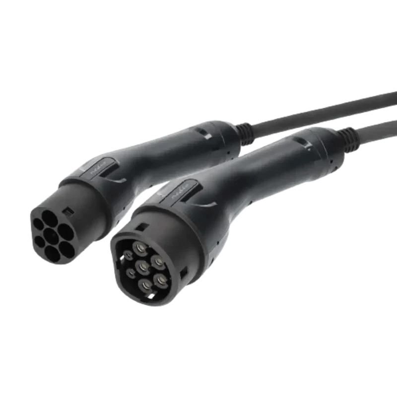Câble pour véhicule électrique - Type 2 - 16A - 11000W - 3 phases - 5M