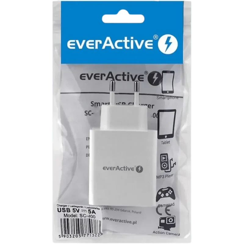 Chargeur USB 25W avec 4 sorties