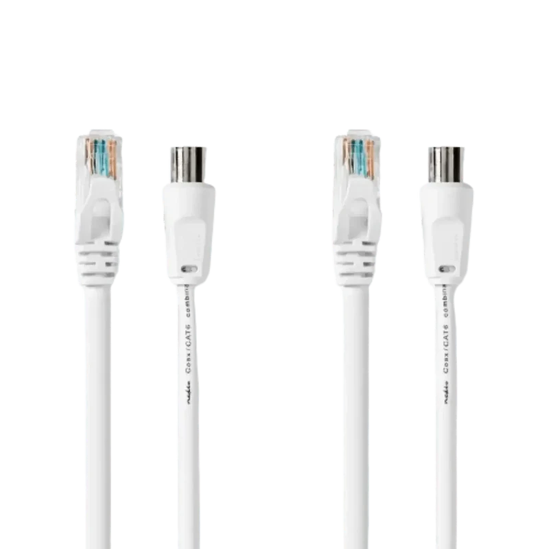 Câble combiné Coax et Cat6 - 3 mètres