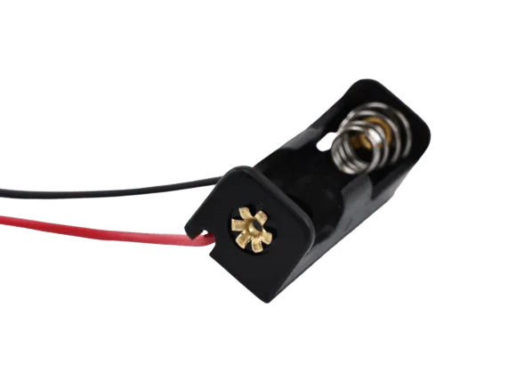 Support pile 12V 23A sortie fils