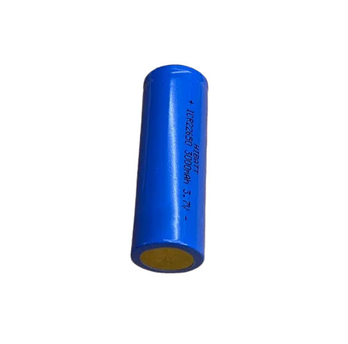 Batterie lithium 22650 3000mAh 3.7V avec pôle positif surélevé
