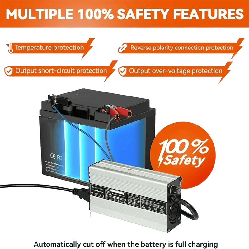 Chargeur LiFePo4 pour batterie 12V 20A
