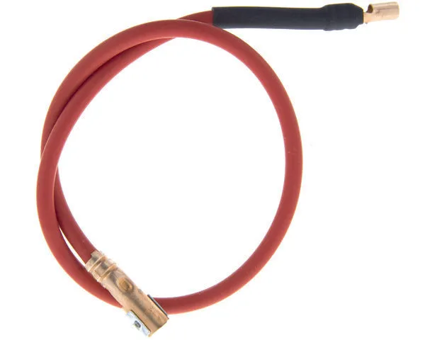 Câble haute tension silicone brûleur fioul Ø7 mm 400 mm