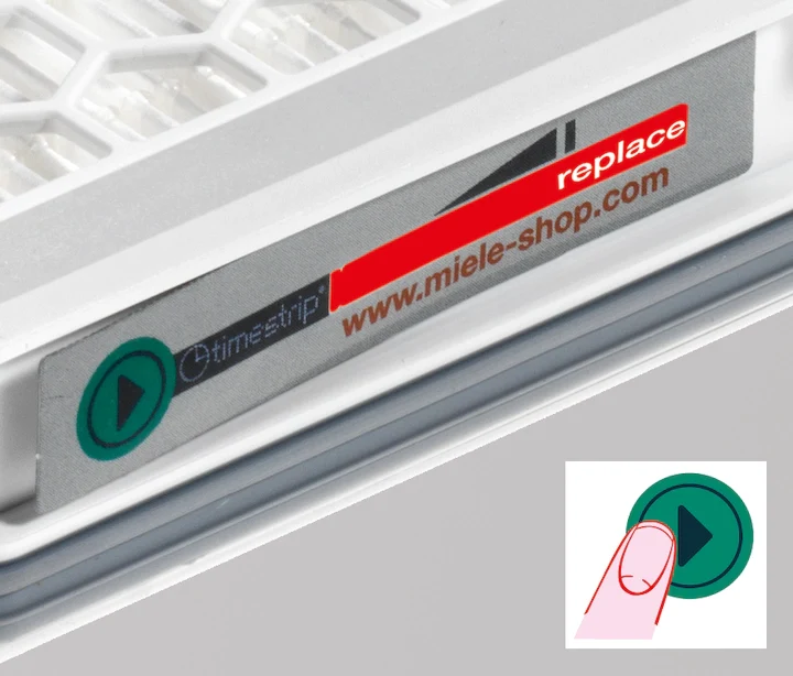 HEPA AirClean filter with TimeStrip® SF-HA 30