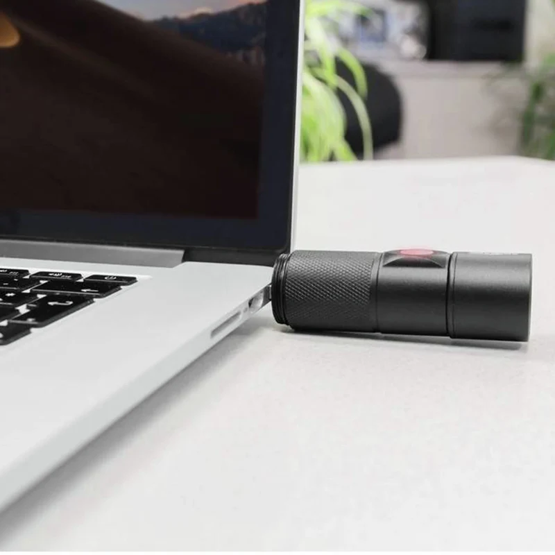 ANSMANN - Lampe torche - T250FR - 300 lumens - Noir - Rechargeable
