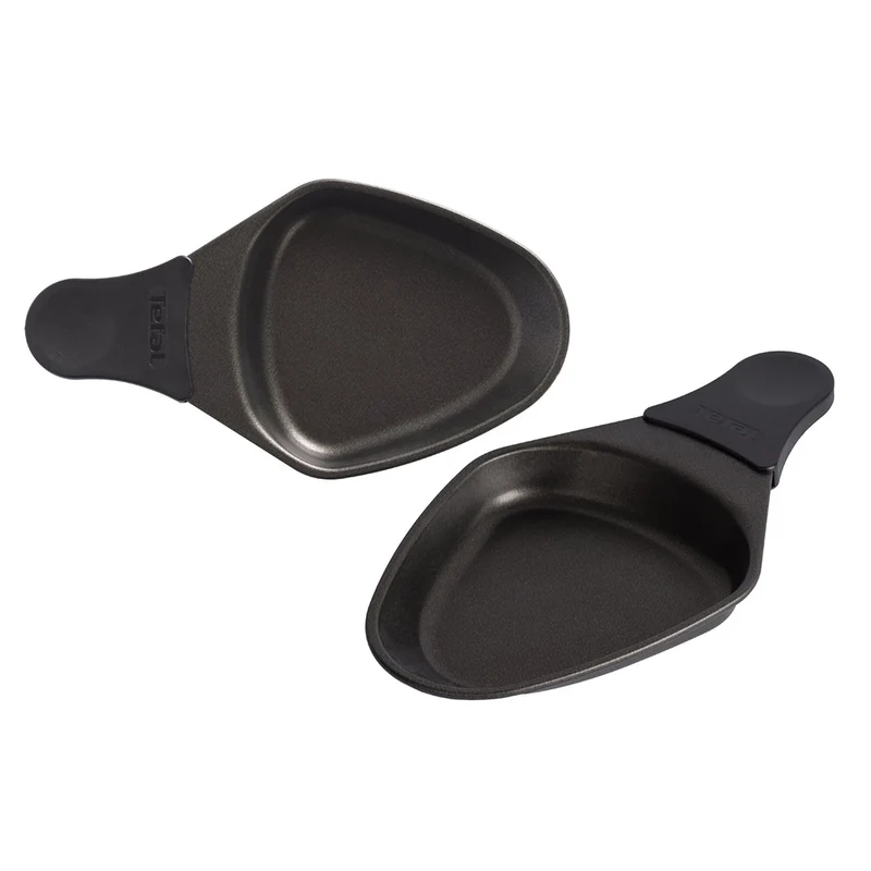 TEFAL - Poêle Gourmet - XA400102 - Noir - Ovale - Lot de 2