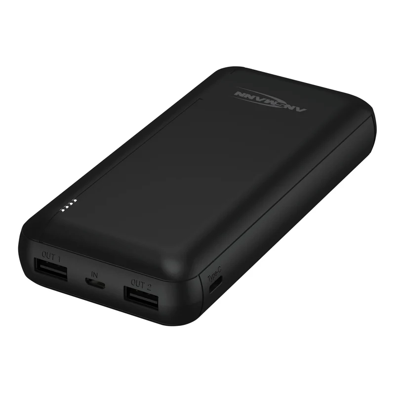 ANSMANN - Banque de puissance - PB212 - Noir - 20000mAh - 1x USB-A (F)