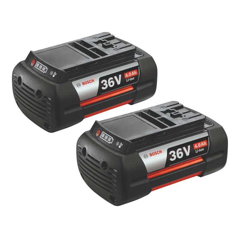 Bosch 2x GBA 36V 4,0Ah batterie Li-Ion 36 V 4,0 Ah ( 2x F016800346 ) avec indicateur de charge