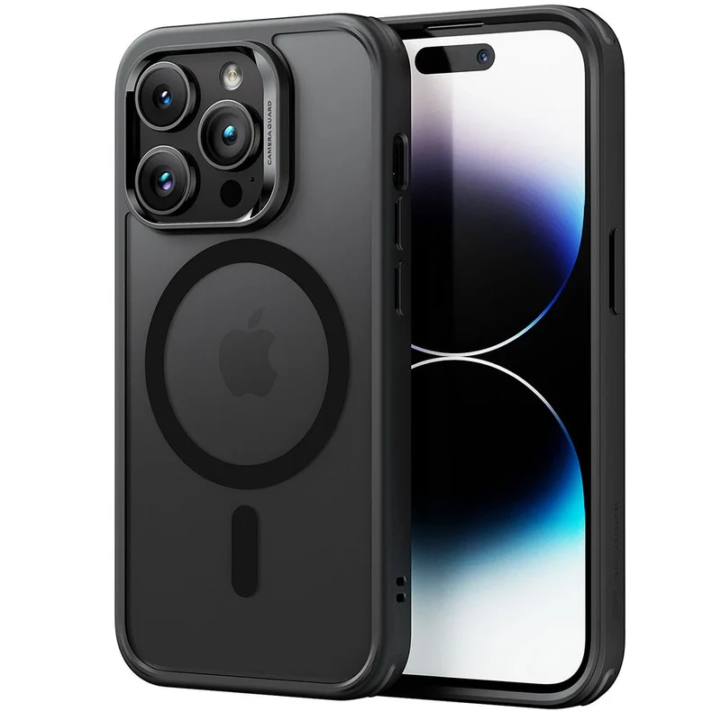 iPhone 14 Pro Classic Hybrid Case (HaloLock) - Frosted Black