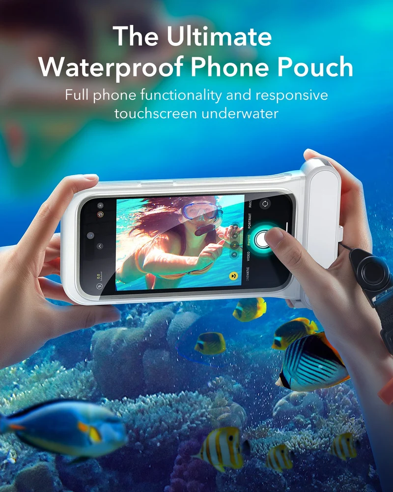 iPhone 15 Pro/14 Pro/13 Pro Waterproof Phone Pouch Pro - Purple - 1 Pack