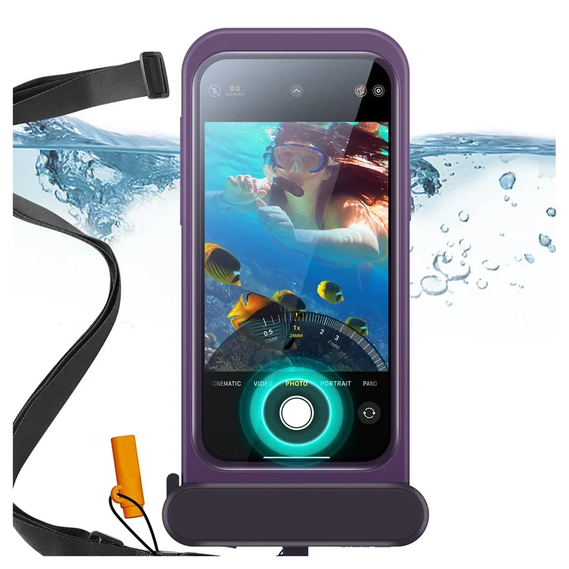 iPhone 15 Pro Max/14 Pro Max Waterproof Phone Pouch Pro - Purple